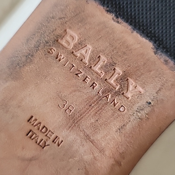 Made in Italy BallyJanelle Square Buckle Loafers size 38 - Picture 13 of 15